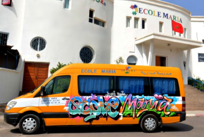 Transport scolaire privé - école maria collège lycée Agadir
